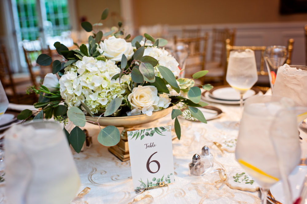 The Bradford Estate Place Setting wedding seating