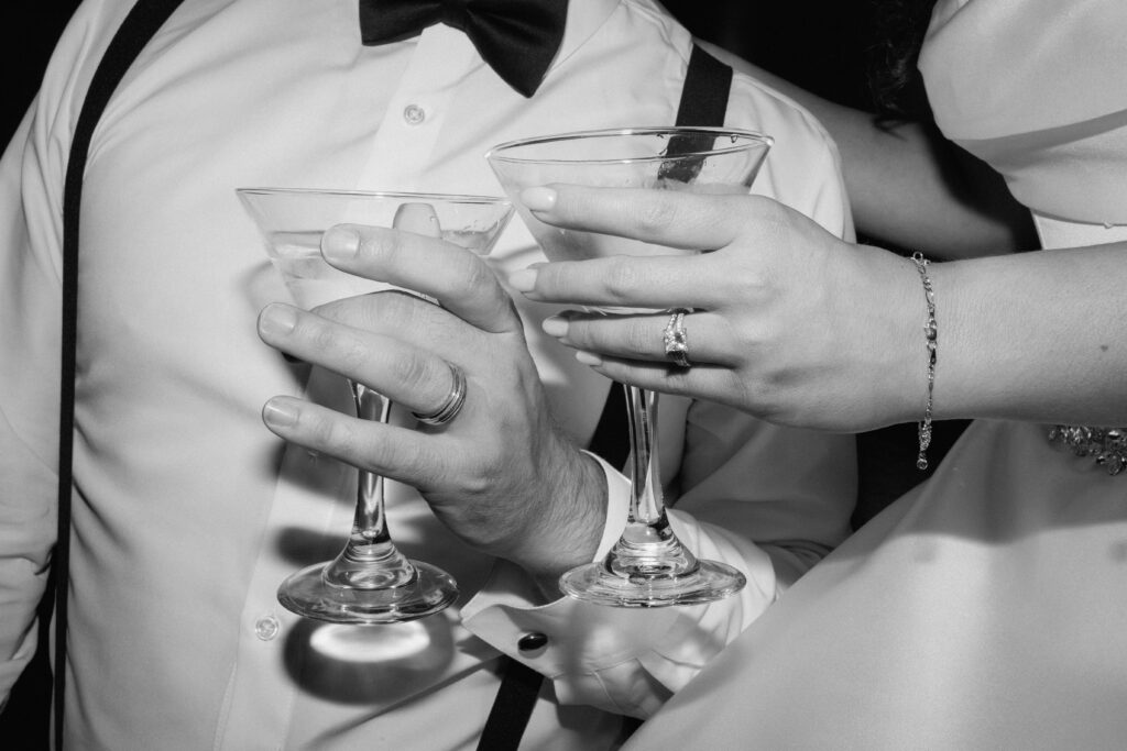 cocktail hour wedding